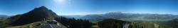 Archiv Foto Webcam St. Johann/Tirol: Blick von der Bergstation Harschbichl 13:00