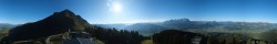 Archiv Foto Webcam St. Johann/Tirol: Blick von der Bergstation Harschbichl 15:00