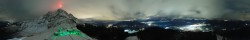 Archiv Foto Webcam St. Johann/Tirol: Blick von der Bergstation Harschbichl 23:00