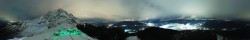 Archiv Foto Webcam St. Johann/Tirol: Blick von der Bergstation Harschbichl 01:00