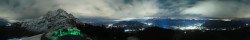 Archived image Webcam St. Johann/Tirol: View from Top Station Harschbichl 19:00