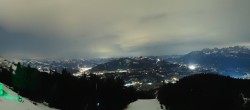 Archiv Foto Webcam St. Johann/Tirol: Blick von der Bergstation Harschbichl 23:00