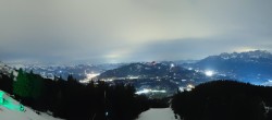 Archiv Foto Webcam St. Johann/Tirol: Blick von der Bergstation Harschbichl 03:00