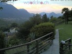 Archiv Foto Webcam Lugano - San Salvatore - Blick Richtung Lugano 19:00