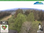 Archived image Webcam Oberweissbach - View from Froebelturm Restaurant 09:00