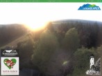 Archiv Foto Webcam Oberweissbach - Blick vom Fröbelturm 19:00