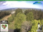 Archived image Webcam Oberweissbach - View from Froebelturm Restaurant 09:00