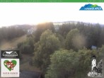 Archived image Webcam Oberweissbach - View from Froebelturm Restaurant 19:00