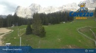 Archived image Webcam Welschnofen: View chair Lift King Laurin 09:00