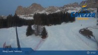 Archived image Webcam Welschnofen: View chair Lift King Laurin 19:00