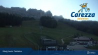Archived image Webcam Welschnofen: View chair Lift King Laurin 03:00