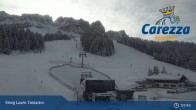 Archived image Webcam Welschnofen: View chair Lift King Laurin 07:00