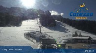 Archived image Webcam Welschnofen: View chair Lift King Laurin 08:00