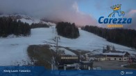 Archived image Webcam Welschnofen: View chair Lift King Laurin 04:00