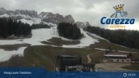 Archived image Webcam Welschnofen: View chair Lift King Laurin 06:00
