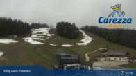 Archived image Webcam Welschnofen: View chair Lift King Laurin 06:00