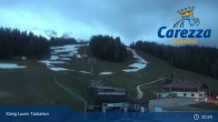 Archived image Webcam Welschnofen: View chair Lift King Laurin 20:00