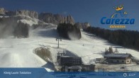 Archived image Webcam Welschnofen: View chair Lift King Laurin 12:00