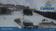 Archived image Webcam Welschnofen: View chair Lift King Laurin 14:00