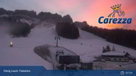 Archived image Webcam Welschnofen: View chair Lift King Laurin 06:00