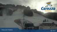 Archived image Webcam Welschnofen: View chair Lift King Laurin 08:00