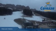 Archived image Webcam Welschnofen: View chair Lift King Laurin 07:00