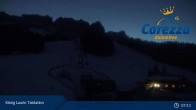 Archived image Webcam Welschnofen: View chair Lift King Laurin 06:00