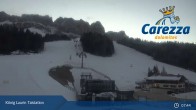 Archived image Webcam Welschnofen: View chair Lift King Laurin 07:00