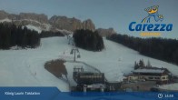 Archived image Webcam Welschnofen: View chair Lift King Laurin 16:00