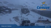 Archived image Webcam Welschnofen: View chair Lift King Laurin 02:00