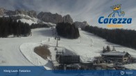 Archived image Webcam Welschnofen: View chair Lift King Laurin 12:00