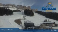 Archived image Webcam Welschnofen: View chair Lift King Laurin 14:00