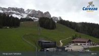 Archived image Webcam Welschnofen: View chair Lift King Laurin 08:00