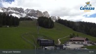 Archived image Webcam Welschnofen: View chair Lift King Laurin 12:00