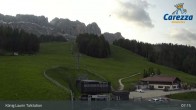 Archived image Webcam Welschnofen: View chair Lift King Laurin 06:00