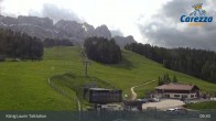 Archived image Webcam Welschnofen: View chair Lift King Laurin 08:00