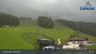 Archived image Webcam Welschnofen: View chair Lift King Laurin 14:00