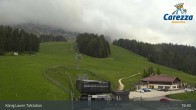 Archived image Webcam Welschnofen: View chair Lift King Laurin 18:00