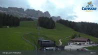Archived image Webcam Welschnofen: View chair Lift King Laurin 04:00