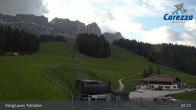 Archived image Webcam Welschnofen: View chair Lift King Laurin 06:00