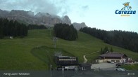 Archived image Webcam Welschnofen: View chair Lift King Laurin 02:00