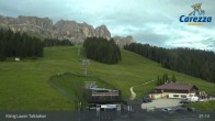 Archived image Webcam Welschnofen: View chair Lift King Laurin 02:00