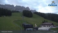 Archived image Webcam Welschnofen: View chair Lift King Laurin 04:00