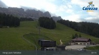 Archived image Webcam Welschnofen: View chair Lift King Laurin 06:00