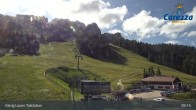 Archived image Webcam Welschnofen: View chair Lift King Laurin 08:00