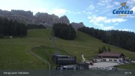 Archived image Webcam Welschnofen: View chair Lift King Laurin 06:00