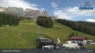 Archived image Webcam Welschnofen: View chair Lift King Laurin 16:00