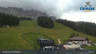 Archived image Webcam Welschnofen: View chair Lift King Laurin 06:00