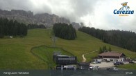 Archived image Webcam Welschnofen: View chair Lift King Laurin 07:00