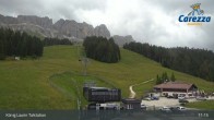 Archived image Webcam Welschnofen: View chair Lift King Laurin 10:00